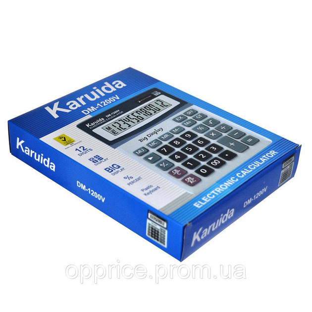 Калькулятор Karuida DM 1200V - 12), зображення 6 Калькулятор Karuida DM 1200V - 12), зображення 6