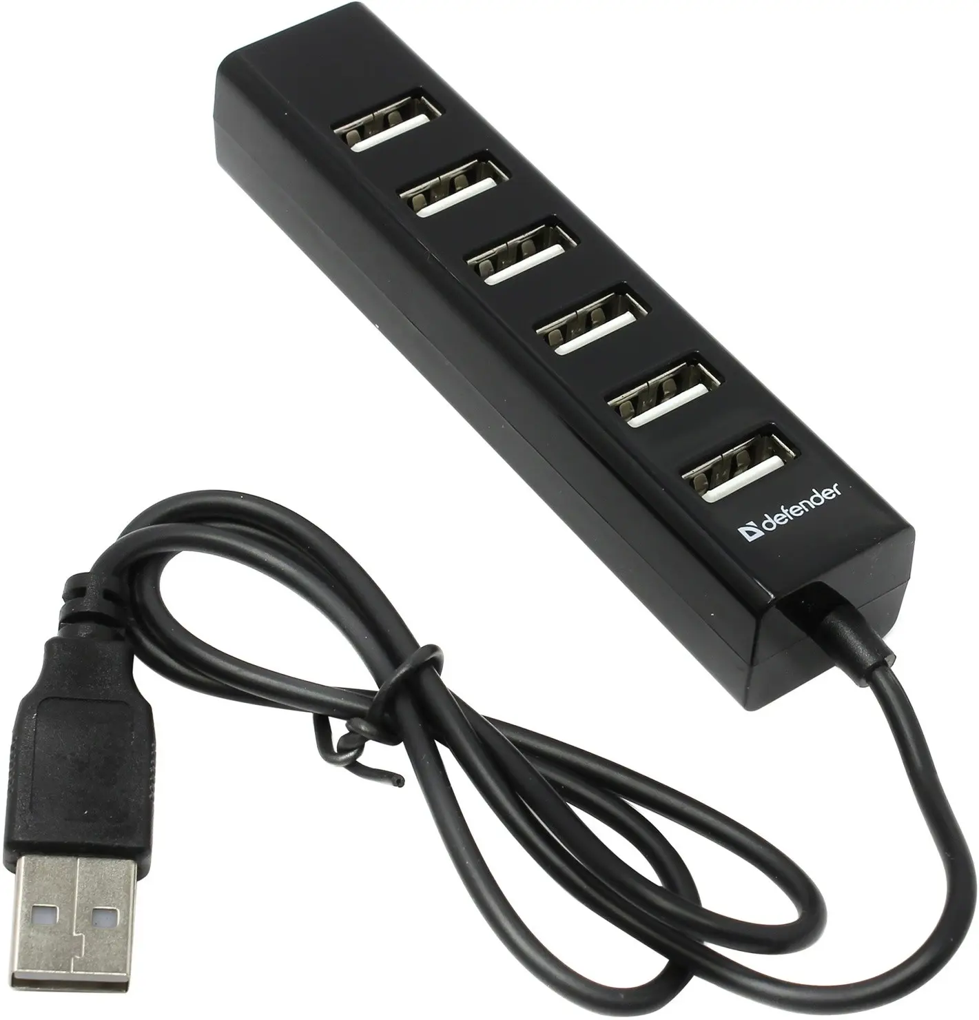 Хаб DEFENDER Quadro Swift 7xUSB 2.0), зображення 2 Хаб DEFENDER Quadro Swift 7xUSB 2.0), зображення 2