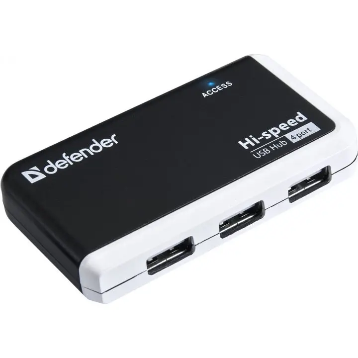 Хаб DEFENDER QUADRO INFIX 4xUSB2.0), зображення 2 Хаб DEFENDER QUADRO INFIX 4xUSB2.0), зображення 2