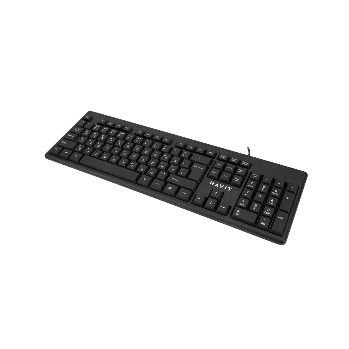 Клавіатура HAVIT HV-KB2001 USB black), зображення 5