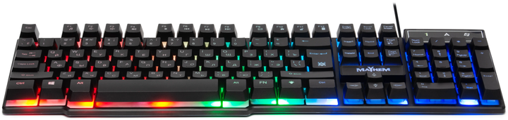Клавіатура ігрова DEFENDER Mayhem GK-360DL RGB райдужне підсвічування), зображення 6
