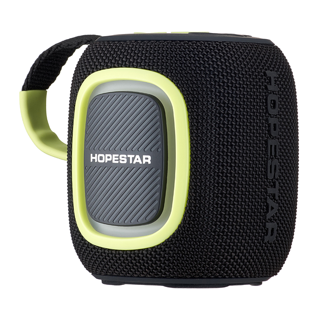 Колонка bluetooth HOPESTAR P66 LED Black (функція TWS, RGB підсвітка, захист від вологи, Bluetooth V5.1, вбудований акумулятор 1800mAh, частотний діапазон 80 Гц – 15 кГц) від батарейки.com.ua