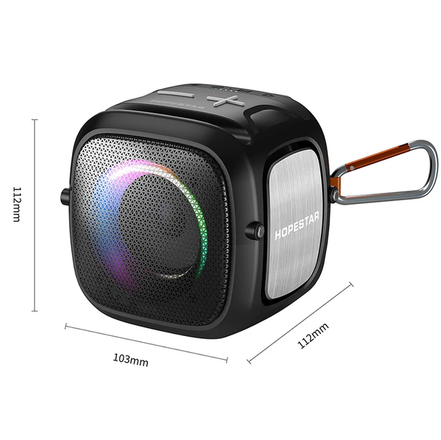 Портативна колонка HOPESTAR PPARTYONE MINI Black), зображення 3 Портативна колонка HOPESTAR PPARTYONE MINI Black), зображення 3