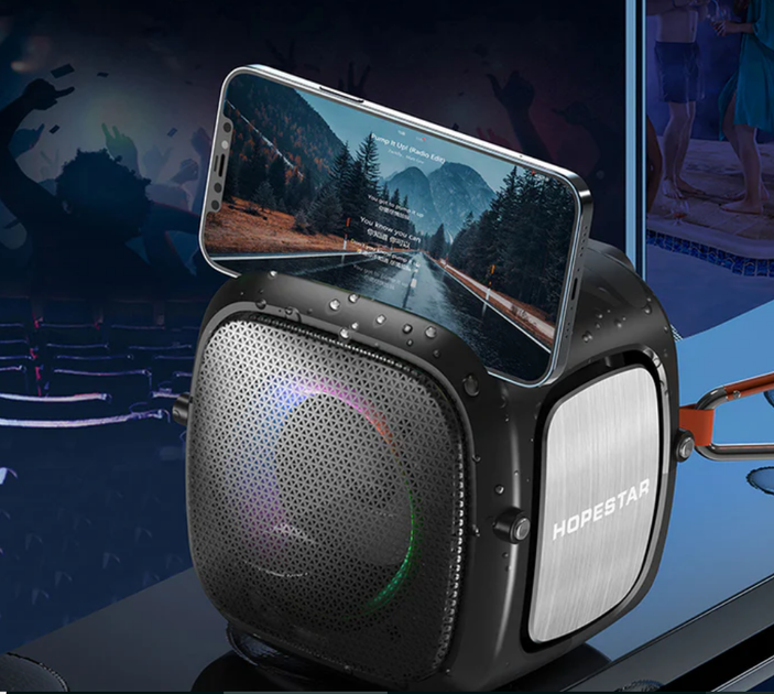 Портативна колонка HOPESTAR PPARTYONE MINI Black), зображення 4 Портативна колонка HOPESTAR PPARTYONE MINI Black), зображення 4