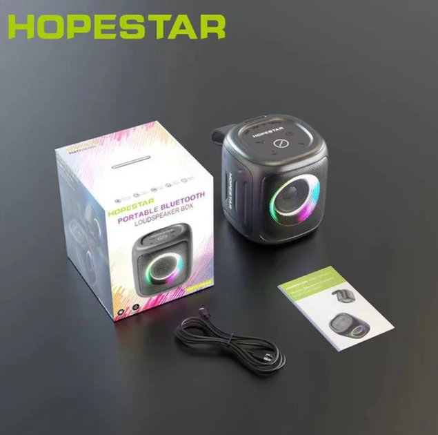 Портативна колонка HOPESTAR PPARTYONE MINI Black), зображення 5 Портативна колонка HOPESTAR PPARTYONE MINI Black), зображення 5