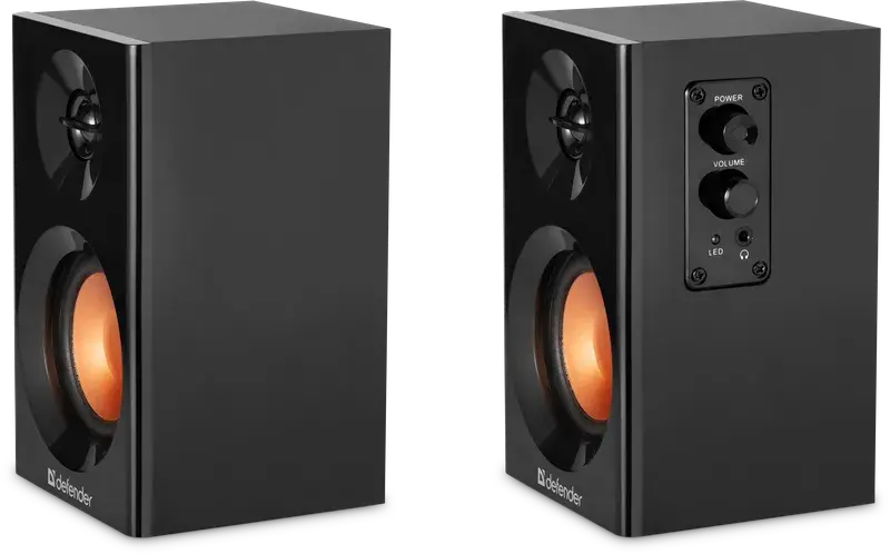Колонки DEFENDER 2.0 AURORA S12 2x6W дерево), зображення 4