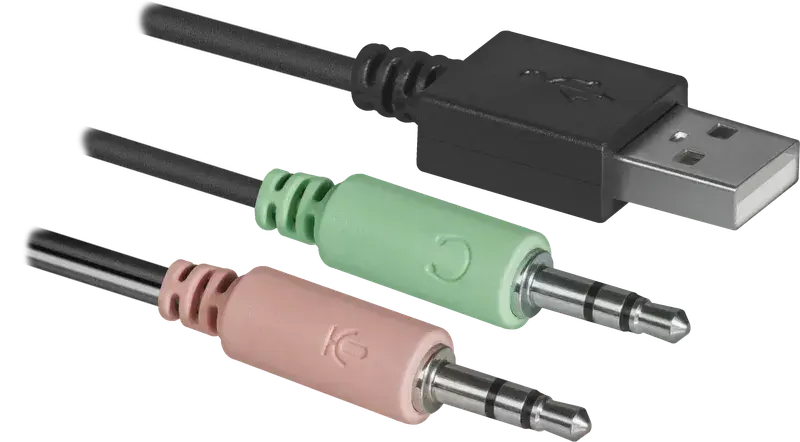 Колонки DEFENDER 2.0 SPK-190 8 Вт, живлення від USB чорний), зображення 3 Колонки DEFENDER 2.0 SPK-190 8 Вт, живлення від USB чорний), зображення 3