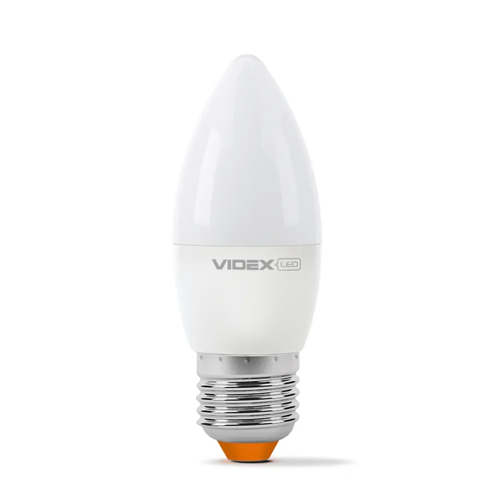 LED лампа VIDEX  C37e 7W E27 4100K 220V), зображення 3