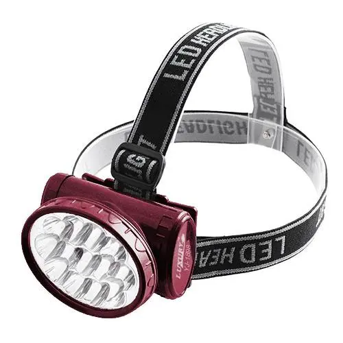 Ліхтарик налобний WX-1898 13 Led 2 режима від батарейки.com.ua