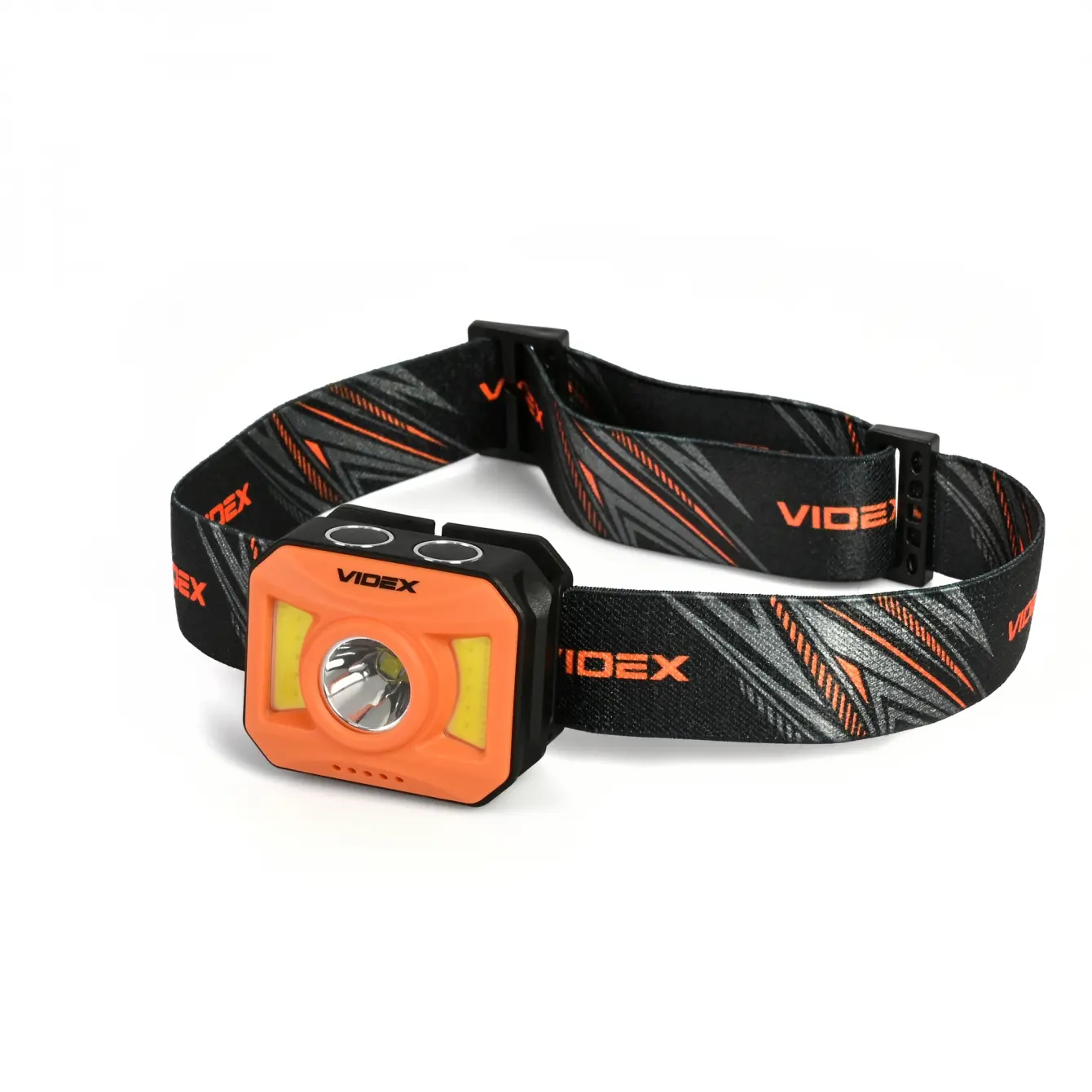Ліхтар налобний VIDEX VLF-H085-OR 400Lm 5000K від батарейки.com.ua