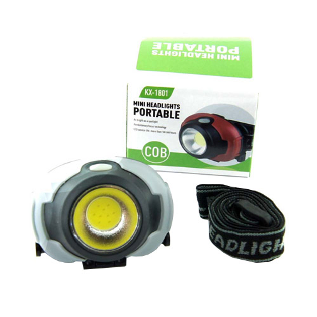 Ліхтар налобний BL-1801 COB 3*ААА 3 режима), зображення 3 Ліхтар налобний BL-1801 COB 3*ААА 3 режима), зображення 3