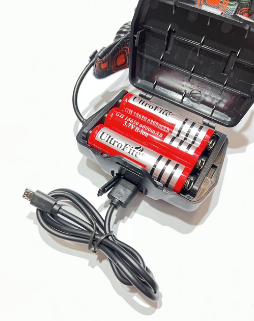 Ліхтар налобний BL-XQ-218-HP50 zoom pover bank micro USB 3х18650 3 режими), зображення 5