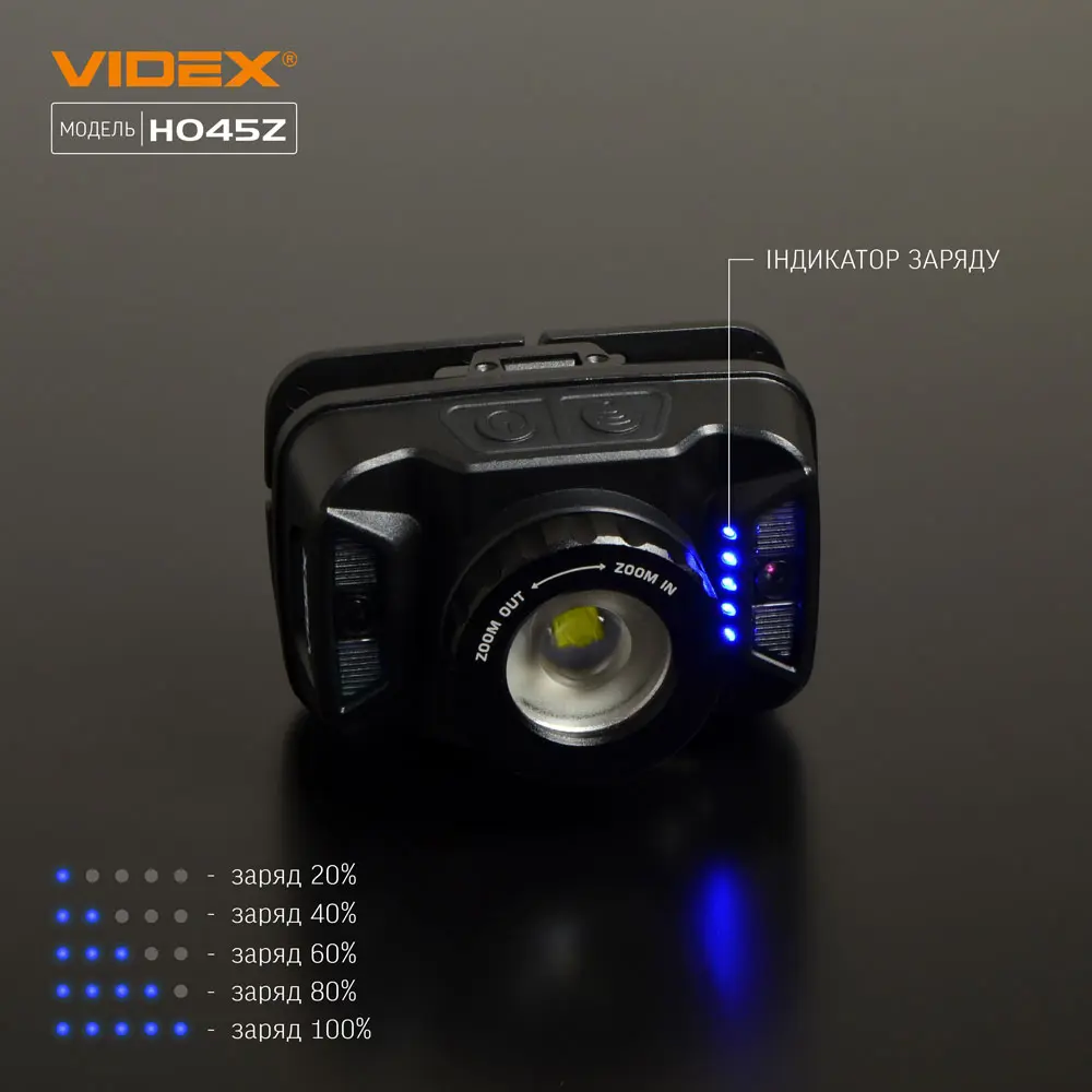 Ліхтар налобний VIDEX VLF-H045Z 270Lm 5000K), зображення 12