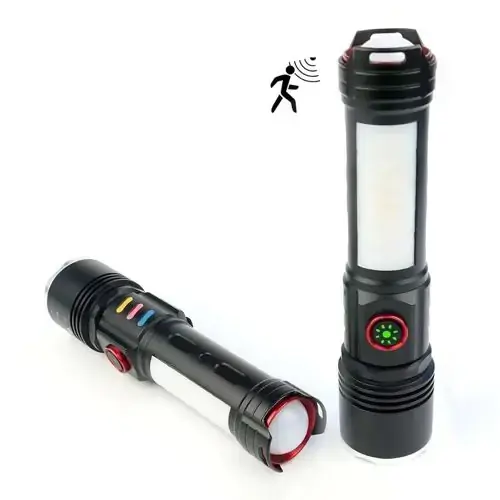 Ліхтарик ручний  PLD-2307-TG+SMD zoom Power Bank кабель Type-C), зображення 5