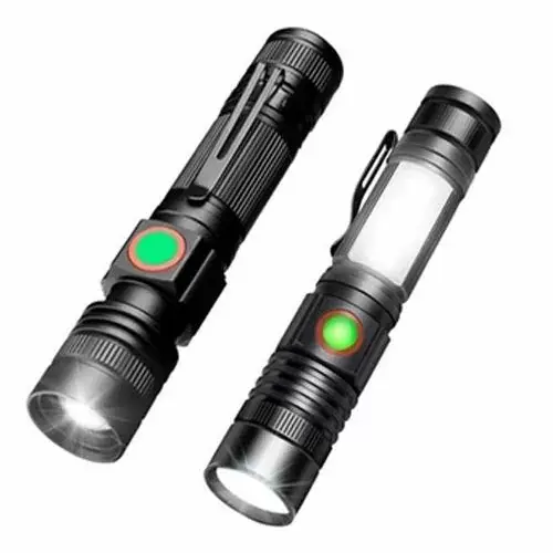 Ліхтарик ручний BL-502-T6 COB zoom магніт, Type-C, 18650 4 режими), зображення 3