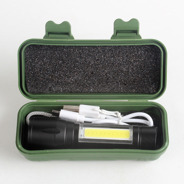Ліхтар ручний BL-511 COB 580000W zoom micro USB 3 режими), зображення 5 Ліхтар ручний BL-511 COB 580000W zoom micro USB 3 режими), зображення 5