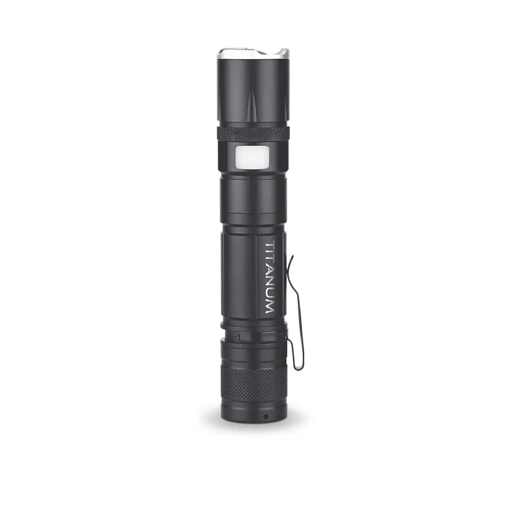 Ліхтарик ручний TITANUM TLF-T04 300Lm 6500K micro USB 18650), зображення 2 Ліхтарик ручний TITANUM TLF-T04 300Lm 6500K micro USB 18650), зображення 2