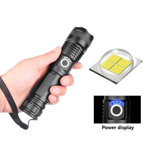 Ліхтарик ручний X-Balog BL-X71-P50 18650 5 режимів micro USB), зображення 6