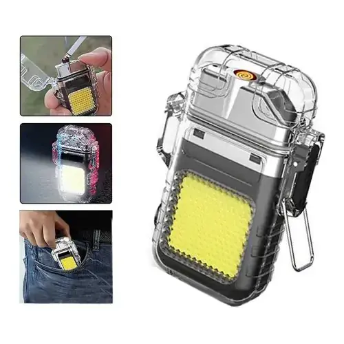 Ліхтар запальничка C01-A-COB Type-C 3+1 режим від батарейки.com.ua
