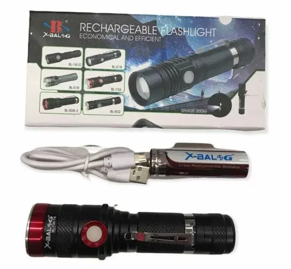 Ліхтарик BL-736-T6 zoom micro USB 18650 1 режим), зображення 5 Ліхтарик BL-736-T6 zoom micro USB 18650 1 режим), зображення 5
