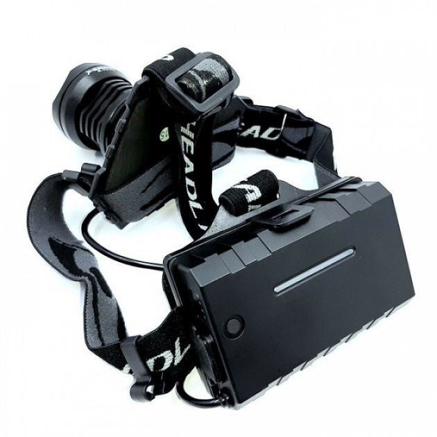 Ліхтарик налобний BL-T70-P70 zoom Type C, 3х18650 Power Bank 5 режимів), зображення 4 Ліхтарик налобний BL-T70-P70 zoom Type C, 3х18650 Power Bank 5 режимів), зображення 4