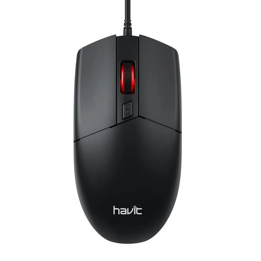 Миша HAVIT HV-MS71 USB black), зображення 2 Миша HAVIT HV-MS71 USB black), зображення 2