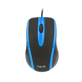Миша HAVIT HV-MS753 USB black/blue), зображення 2
