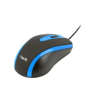 Миша HAVIT HV-MS753 USB black/blue), зображення 4