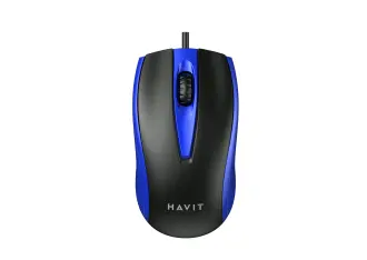Миша HAVIT HV-MS871 USB blue від батарейки.com.ua