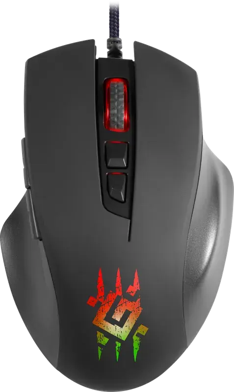 Миша ігрова DEFENDER Wolverine GM-700L RGB 12800dpi від батарейки.com.ua