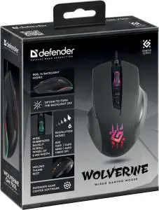 Миша ігрова DEFENDER Wolverine GM-700L RGB 12800dpi), зображення 9