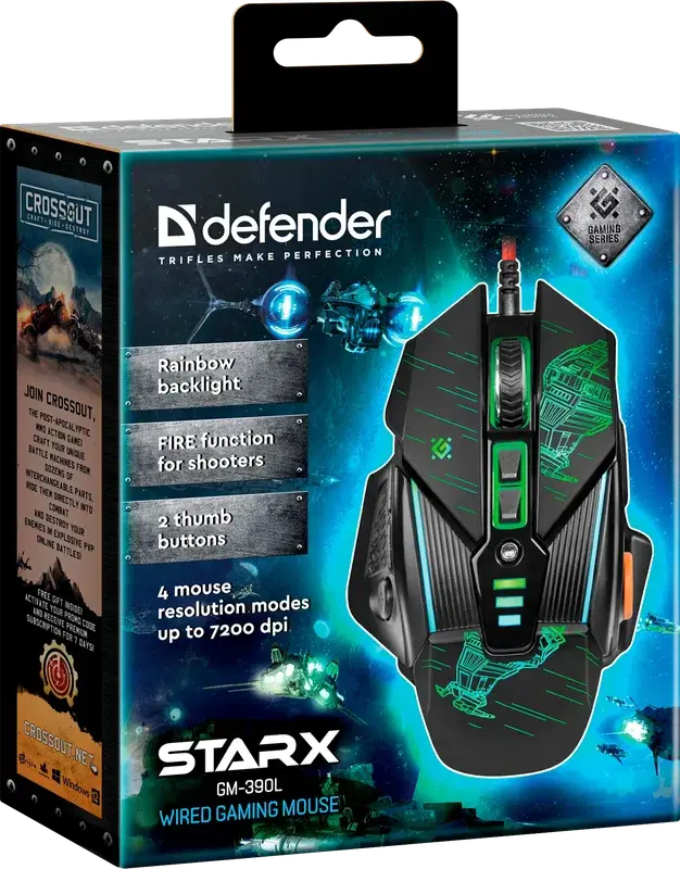 Миша ігрова DEFENDER sTarx GM-390L, TM Defender), зображення 8