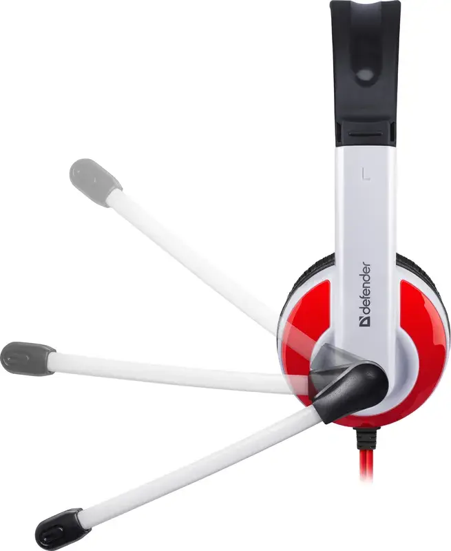 Навушники DEFENDER Warhead G-120 2м червоний+білий), зображення 6