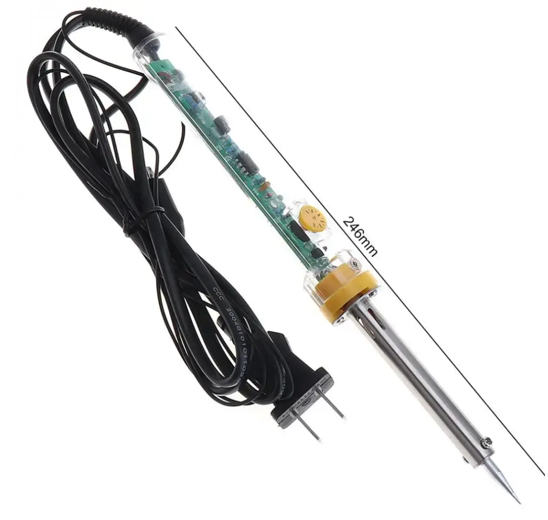 Паяльник Jiang 905C c регулятором температури, 60W, 220V, 200- 450°C), зображення 3 Паяльник Jiang 905C c регулятором температури, 60W, 220V, 200- 450°C), зображення 3