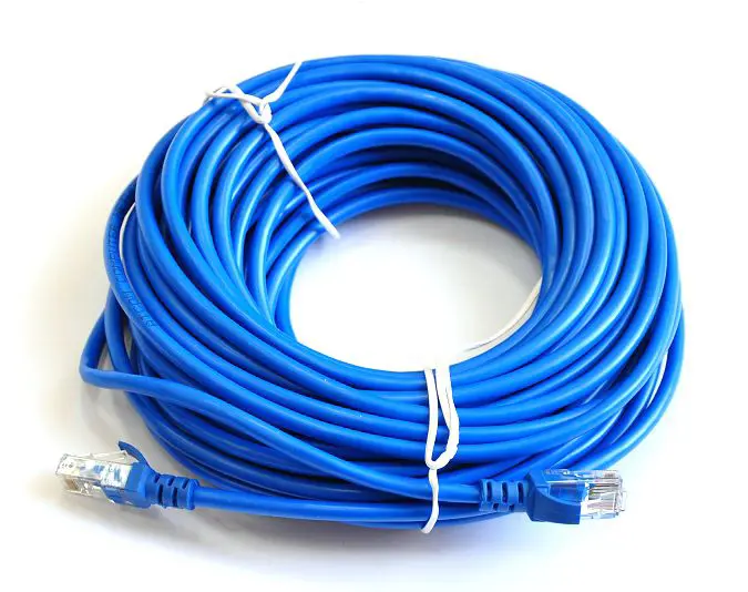 Патч-корд ATCOM RJ45 - RJ45 UTP Cat.5e 15m blue 9168 від батарейки.com.ua