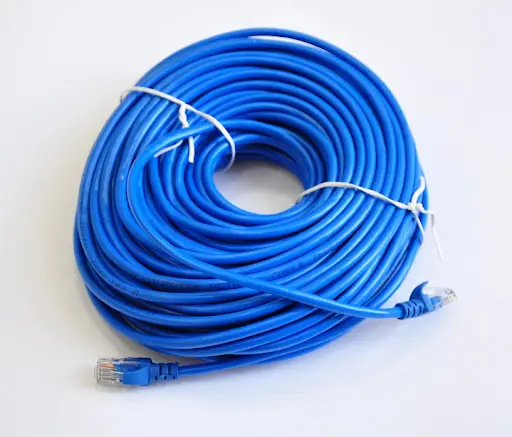 Патч-корд ATCOM RJ45 - RJ45 UTP Cat.5e 30m blue 9173 від батарейки.com.ua