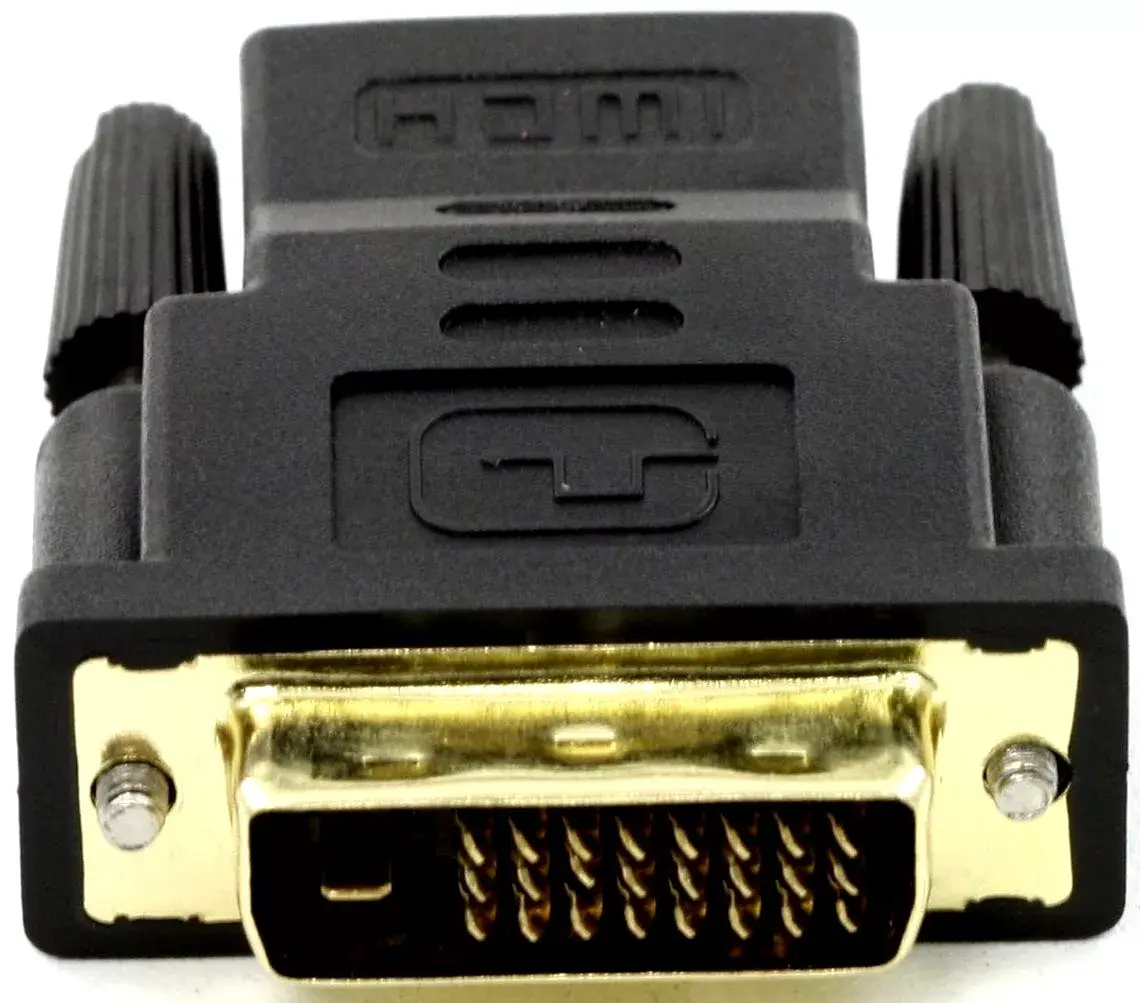 Перехідник ATCOM DVI male - HDMI female чорний 24pin 11208 від батарейки.com.ua