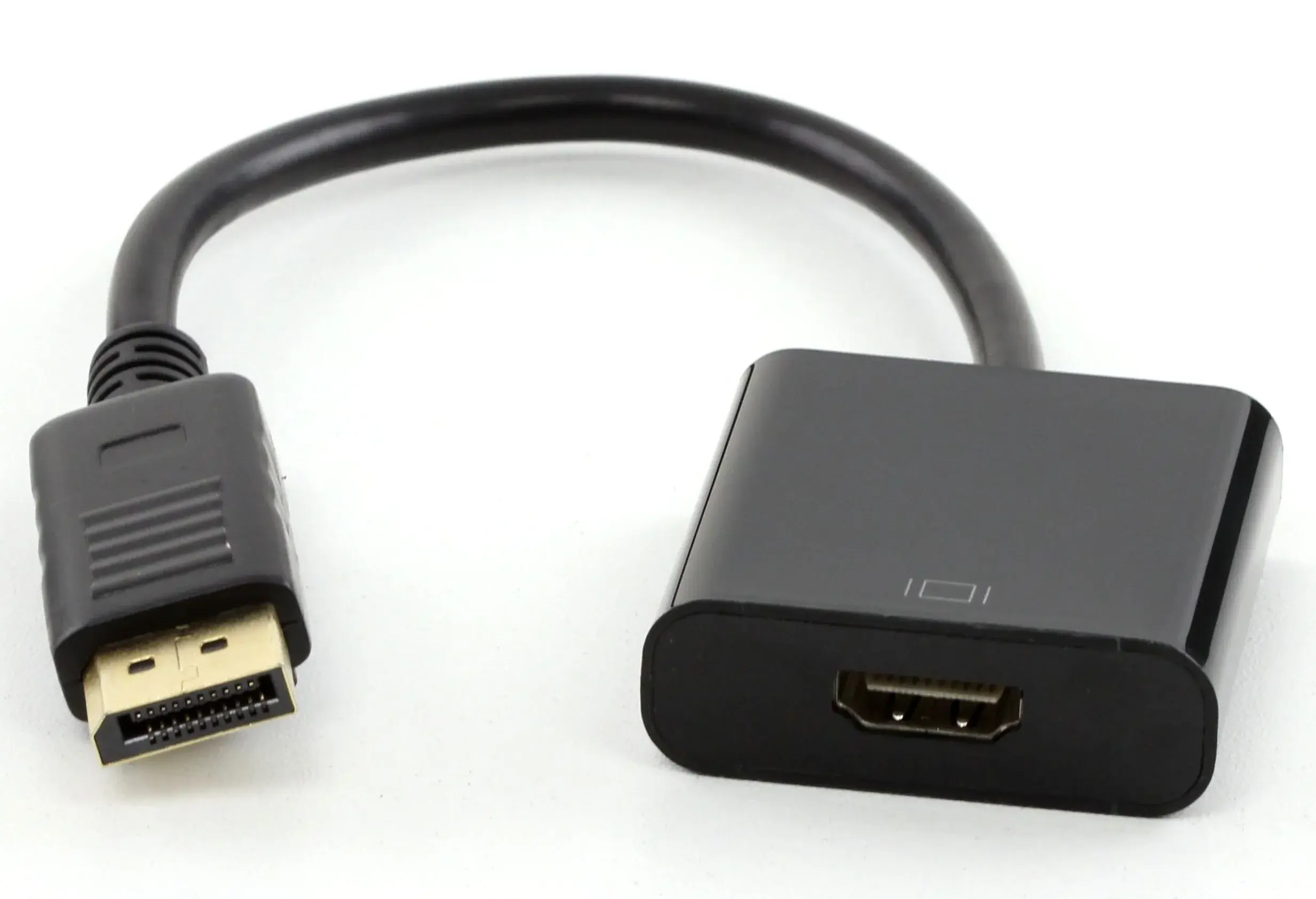 Перехідник ATCOM DisplayPort male - HDMI female 10см 16852 від батарейки.com.ua