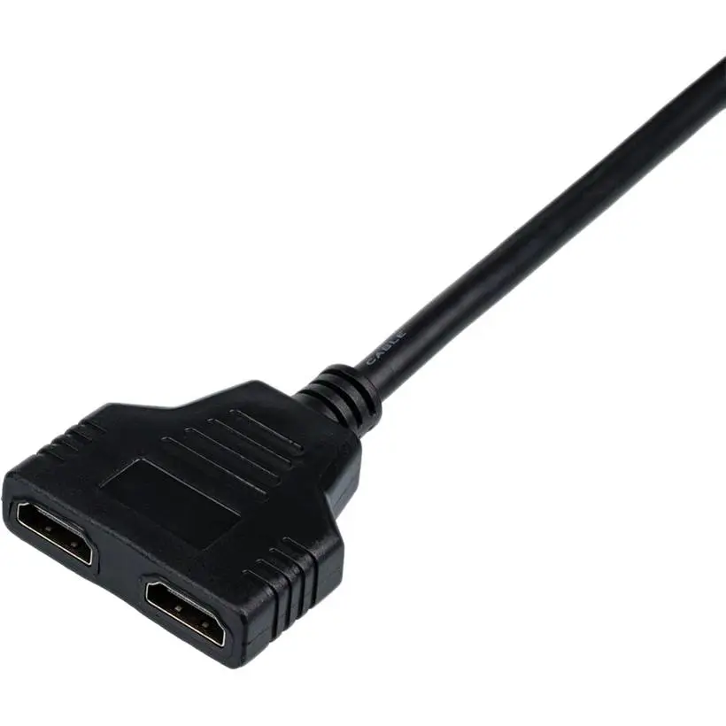 Перехідник ATCOM HDMI male - 2 HDMI female 10см 10901), зображення 3
