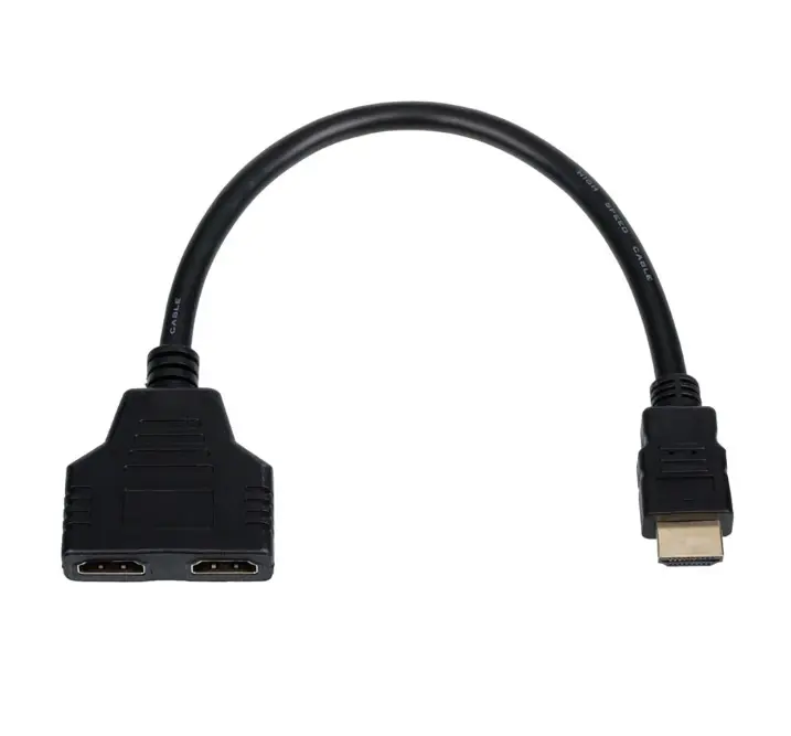 Перехідник ATCOM HDMI male - 2 HDMI female 10см 10901), зображення 5