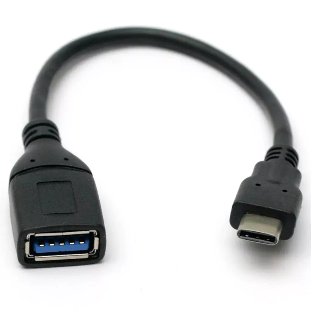 Перехідник OTG ATCOM Type-C - USB 3.0 чорний 11310), зображення 4