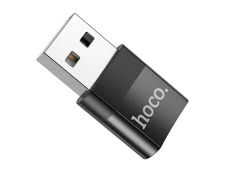 Перехідник OTG HOCO UA17 Type C AF - USB 2.0 AM), зображення 3 Перехідник OTG HOCO UA17 Type C AF - USB 2.0 AM), зображення 3