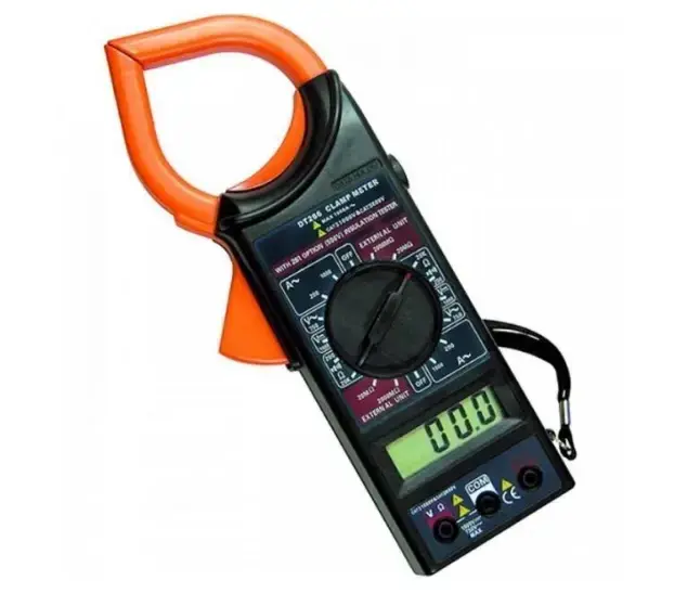 Тестер (струмові кліщі)  266FT Clamp Meter + чехол, термопара (Розрядність дисплея: 3 ½ розряду, Постійна напруга: 1000 В, Змінна напруга: 750 В, Змінний струм: 20 А/1000 А, Опір: 200 Ом / 2 МОм, Вимірювання ізоляції, Розкривши кліщів: 5 см) від батарейки.com.ua