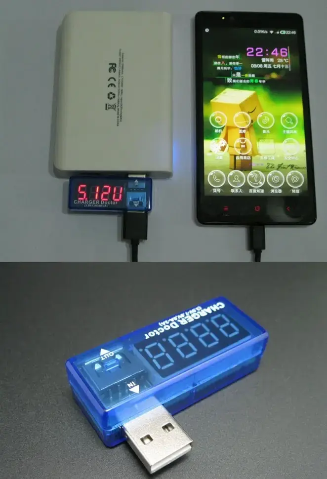 USB Вольтметр DC 3-7,5V + Амперметр 0-2,5 A), зображення 4 USB Вольтметр DC 3-7,5V + Амперметр 0-2,5 A), зображення 4