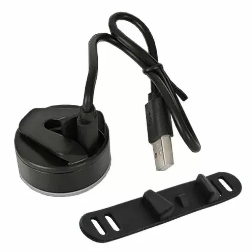 Вело ліхтар габарити T05-16LED RED кліпса micro USB 5реж), зображення 4