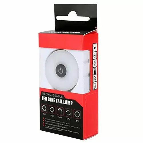 Вело ліхтар габарити T05-16LED RED кліпса micro USB 5реж), зображення 6
