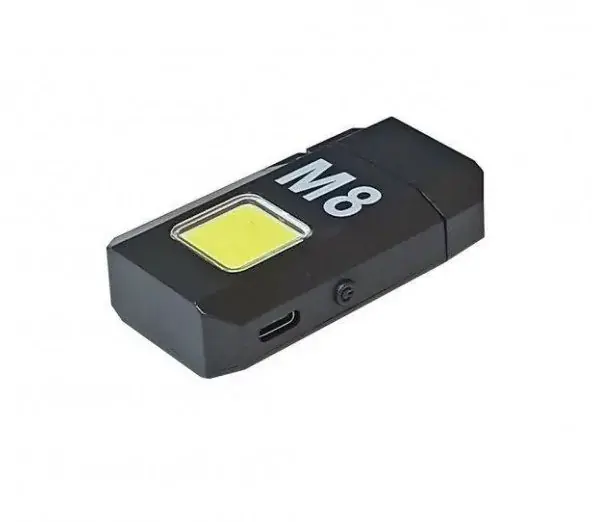 Запальничка з ліхтарем M8 LV-6002 (COB) Type-C від батарейки.com.ua