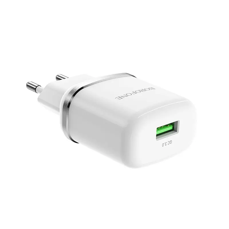 Зарядне BOROFONE BA36A 1USB QC3.0 3A white), зображення 2