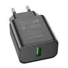 Зарядне BOROFONE BA72A 1USB 3A QC3.0 18W чорний), зображення 6