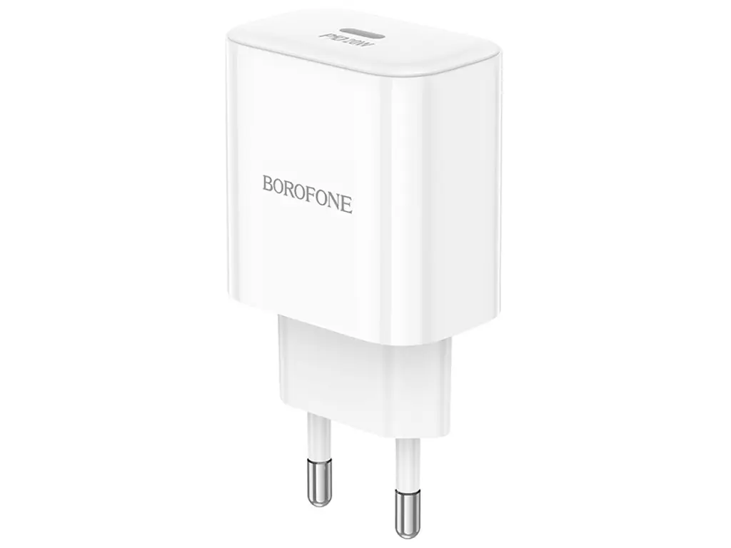 Зарядне BOROFONE BA81A Type C PD20W QC3.0 білий), зображення 2 Зарядне BOROFONE BA81A Type C PD20W QC3.0 білий), зображення 2